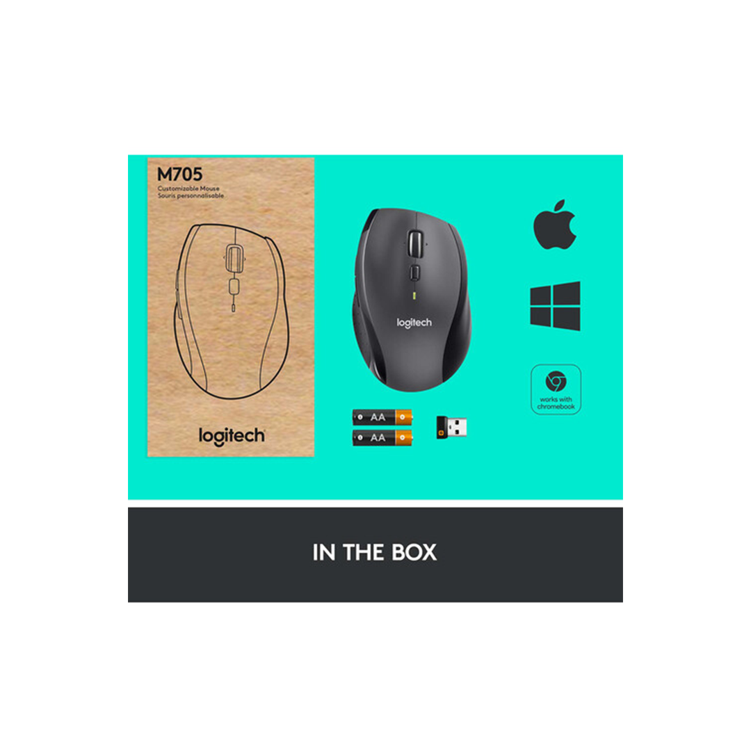 Logitech M705 Marathon Mouse in Qatar Logitech M705 Marathon Mouse in Qatar